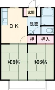 サンライフ マエダ Aの間取り画像