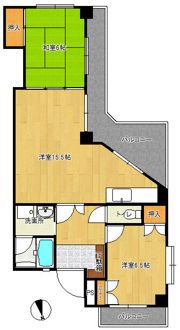 ノーバヒルズの間取り画像