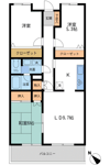 コリンヌ津田沼の間取り画像