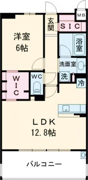 グランパセオ名駅那古野の間取り画像