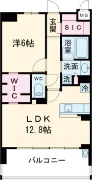 グランパセオ名駅那古野の間取り画像