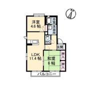 シャーメゾン ウィンズ B棟の間取り画像