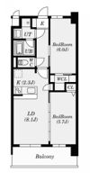 S-RESIDENCE博多駅南affordの間取り画像