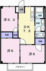 玲巧－ハイツ2の間取り画像