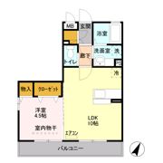 ベルテサクラの間取り画像