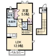 シャーメゾン鴨島 C棟の間取り画像