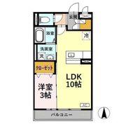 リビングタウン戸水の間取り画像