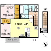 D-ROOM下貫の間取り画像