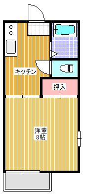 深山ハイツの間取り画像