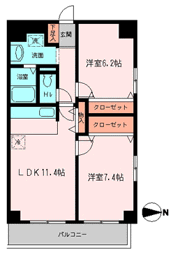 ドゥエル木場公園の間取り画像