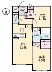 クラニアガーデン川入の間取り画像