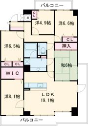 ネオハイツ八木西の間取り画像