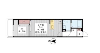 AJ勝田台の間取り画像