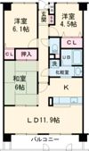 ダイアパレス太田第3の間取り画像