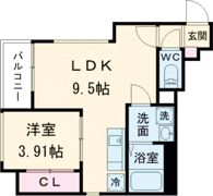クレシア折尾の間取り画像
