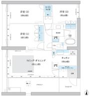 ガーデニエール砧 WESTの間取り画像