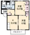 レイクサイド玉湯 C棟の間取り画像