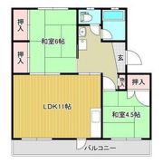 コーポラス霞B棟の間取り画像