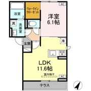 トリシア柳町の間取り画像