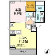 トリシア柳町の間取り画像