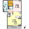 トリシア柳町の間取り画像