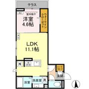 セレーノヴィータ中御所の間取り画像