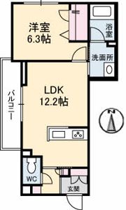 メゾンフェリシアの間取り画像