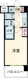 エスライズ新神戸Ⅱの間取り画像
