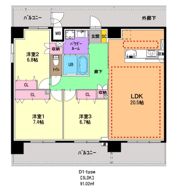 リアンの間取り画像