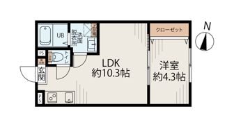 PRADO赤羽の間取り画像