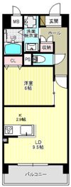 クレリア南一番の間取り画像