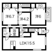 皐(サツキ)の間取り画像