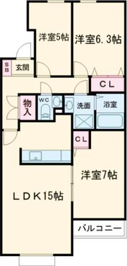 ランビニオンの間取り画像