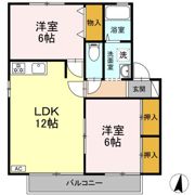 ハイカムール米山 Aの間取り画像