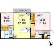 セジュールST A棟の間取り画像
