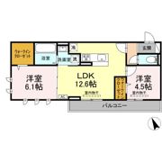 セジュールST A棟の間取り画像