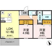 セジュールST B棟の間取り画像