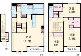 S-room曰佐 東館の間取り画像