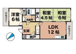 ハピネスの間取り画像