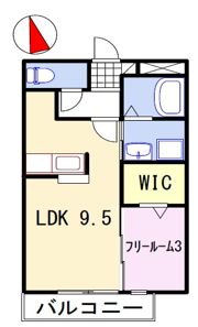 ハイツ千の間取り画像