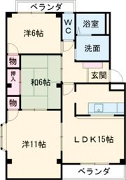 メゾン国島の間取り画像