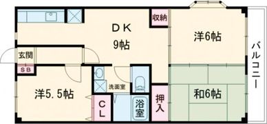 サニーコート星ヶ丘の間取り画像