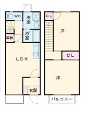 プレミール・ボナールBの間取り画像