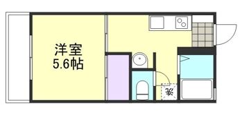 ドミール西口Aの間取り画像