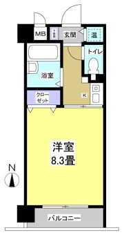 ブライティ助信の間取り画像