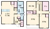 広畑区西蒲田戸建の間取り画像