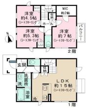 Calmeときわ台の間取り画像