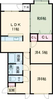 サンライズハイツNo．1の間取り画像