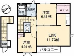 シャーメゾン花の間取り画像