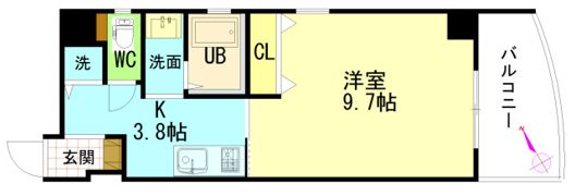 エルク中央の間取り画像